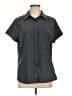 32 Degrees Gray Black Short Sleeve Blouse Size L - photo 1