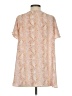 Buddy Love Pink Short Sleeve Blouse Size S - photo 2
