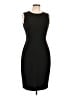 Calvin Klein Solid Black Cocktail Dress Size 10 - photo 1
