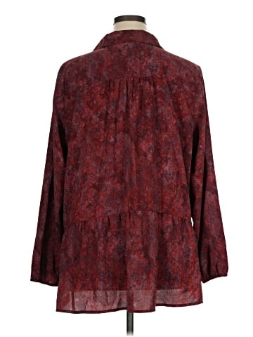 LOGO by Lori Goldstein 3/4 Sleeve Blouse (view 2)