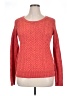 a.n.a. A New Approach Chevron-herringbone Orange Pullover Sweater Size XL - photo 1