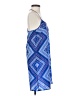 Tori Richard 100% Polyester Print Blue Casual Dress Size 00 - photo 4