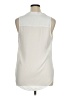 Mossimo Ivory Sleeveless Button-Down Shirt Size XL - photo 2