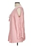 Hannah Pink 3/4 Sleeve Blouse Size L - photo 5