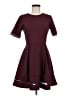 Mi ami Solid Burgundy Cocktail Dress Size M - photo 1