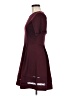 Mi ami Solid Burgundy Cocktail Dress Size M - photo 5