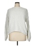 Yes Lola Chevron-herringbone White Pullover Sweater Size XL - photo 1