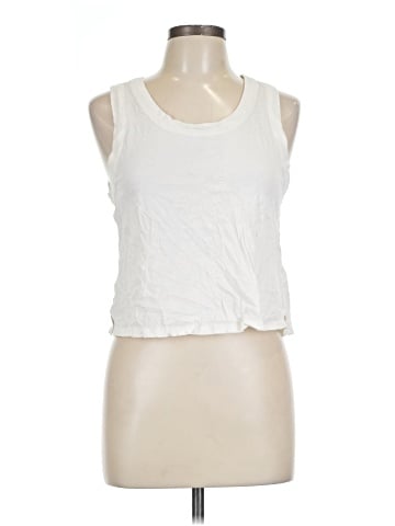 Madewell Softfade Cotton Boxy-Crop Tank (view 1)
