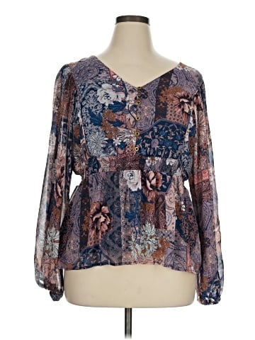 Maurices Long Sleeve Blouse (view 1)