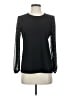 Ann Taylor Black Long Sleeve Blouse Size S - photo 1