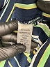 Vince Camuto 100% Polyester Stripes Green Long Sleeve Blouse Size L - photo 8
