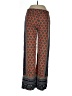 Kenar 100% Rayon Print Orange Casual Pants Size L - photo 2