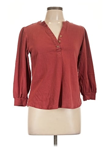 LC Lauren Conrad 3/4 Sleeve Blouse (view 1)