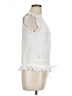 Shrinking Violet 100% Rayon White Sleeveless Blouse Size L - photo 4