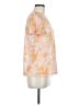 Ideology 100% Polyester Tie-dye Orange Short Sleeve Blouse Size M - photo 4