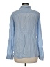 J.Crew 100% Viscose Stripes Blue Long Sleeve Button-Down Shirt Size 6 - photo 2