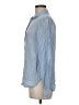 J.Crew 100% Viscose Stripes Blue Long Sleeve Button-Down Shirt Size 6 - photo 5