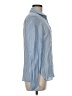 J.Crew 100% Viscose Stripes Blue Long Sleeve Button-Down Shirt Size 6 - photo 4