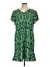 CAbi 100% Polyester Paisley Green Casual Dress Size L - photo 1