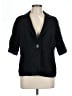 Coldwater Creek 100% Cotton Black Blazer Size 14 - photo 1