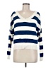 JoyLab Stripes Blue Pullover Sweater Size M - photo 1