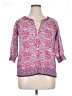 Eddie Bauer 100% Baumwolle Pink 3/4 Sleeve Blouse Size XL - photo 1