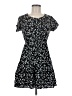 Passport Hearts Black Casual Dress Size M - photo 1