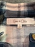 Eden & Olivia 100% Polyester Plaid Blue 3/4 Sleeve Blouse Size XL - photo 7