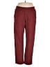 D&Co. Solid Burgundy Active Pants Size L - photo 1
