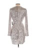 Express Metallic Silver Cocktail Dress Size XS - photo 2