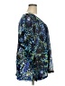 Kohl's 100% Nylon Blue 3/4 Sleeve Blouse Size 2X - photo 4