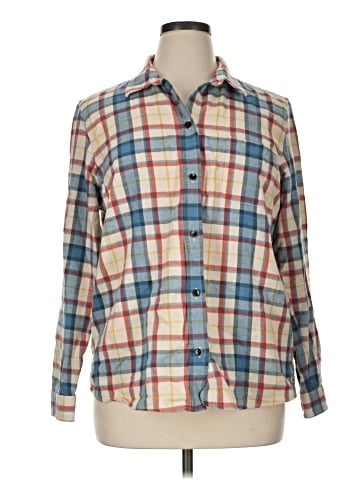 L.L.Bean Long Sleeve Button-Down Shirt (view 1)