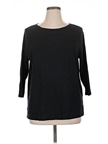 KIRKLAND Signature 3/4 Sleeve T-Shirt (view 1)