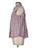 Shyanne 100% Cotton Tweed Red Sleeveless Button-Down Shirt Size L - photo 5