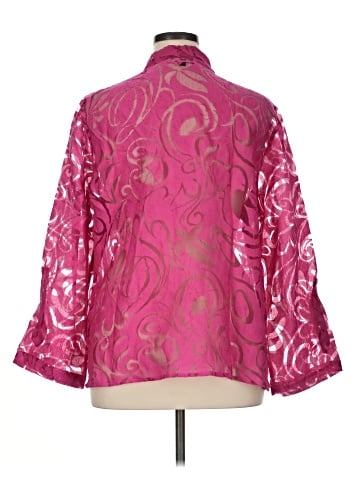 Notations 3/4 Sleeve Button-Down Shirt (view 2)