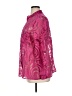 Notations Paisley Pink 3/4 Sleeve Button-Down Shirt Size 1X - photo 5