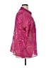 Notations Paisley Pink 3/4 Sleeve Button-Down Shirt Size 1X - photo 4