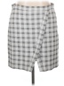CAbi Checkered-gingham Gray Casual Skirt Size 14 - photo 1