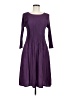 Assorted Brands 100% Polyester Purple Casual Dress Size Med - photo 1
