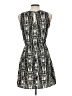 Indulge 100% Polyester Graphic Gray Casual Dress Size L - photo 2