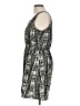 Indulge 100% Polyester Graphic Gray Casual Dress Size L - photo 5