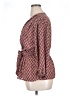 Max Studio 100% Polyester Burgundy Long Sleeve Blouse Size XL - photo 5