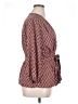 Max Studio 100% Polyester Burgundy Long Sleeve Blouse Size XL - photo 4