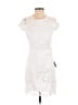 Lulus 100% Polyester White Cocktail Dress Size S - photo 1