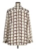 Talbots 100% Polyester Tweed Ivory Long Sleeve Blouse Size XL - photo 2