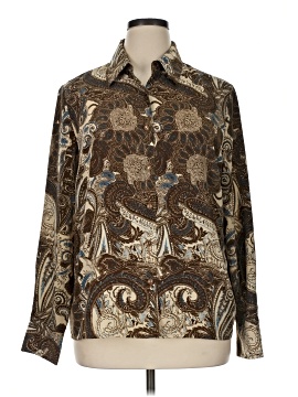 Karen Scott Long Sleeve Blouse
