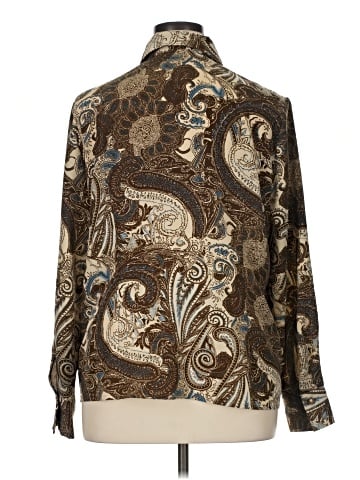 Karen Scott Long Sleeve Blouse (view 2)