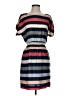BCBGeneration 100% Polyester Stripes Blue Casual Dress Size S - photo 1