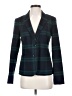 Ann Taylor LOFT Outlet Plaid Teal Blazer Size 4 - photo 1