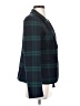Ann Taylor LOFT Outlet Plaid Teal Blazer Size 4 - photo 4
